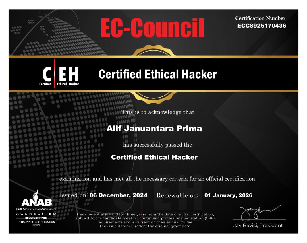 Certified Ethical Hacker