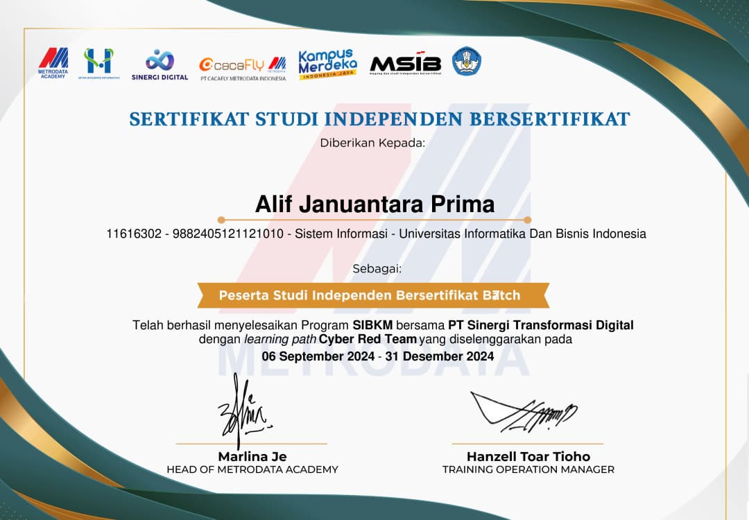 MSIB Cyber Force - Red Team