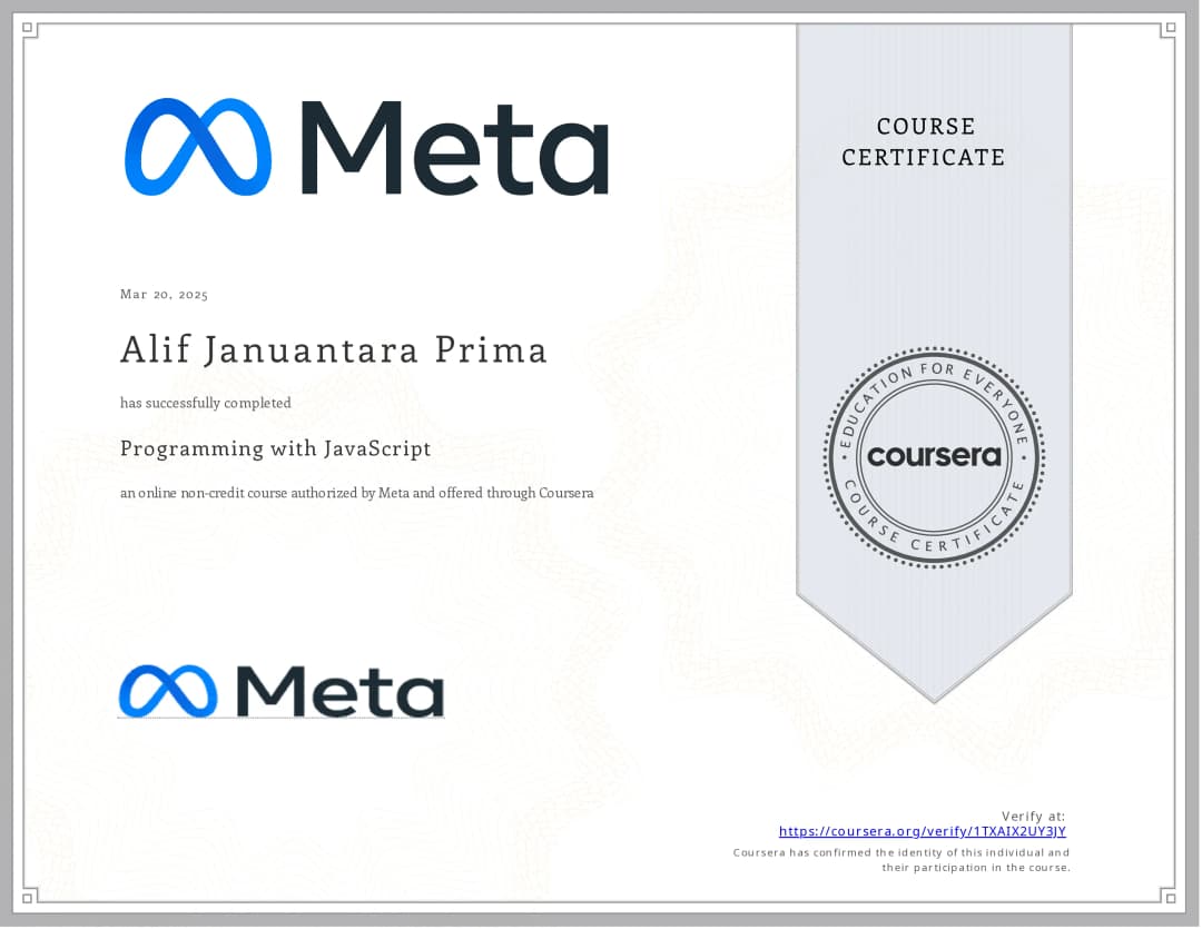 Programming With Javascript